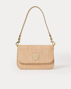 Paley Straw Shoulder Bag - Natural