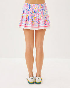 UPF 50+ Luxletic Drewlyn Skort - Multi Summer Serenade Golf