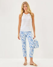 Load image into Gallery viewer, 27&quot; Nancee High Rise Crop Pant - Resort White Barefoot Beachcombers
