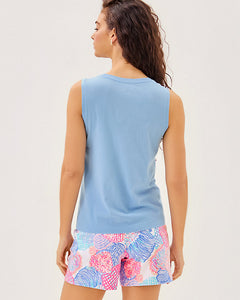 Meredith Tank Top - Jacaranda Blue