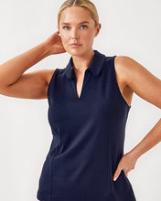 Load image into Gallery viewer, UPF 50+ Luxletic Martina Polo - True Navy
