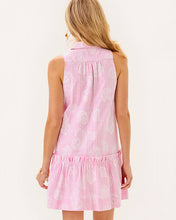 Load image into Gallery viewer, Caylinn Sleeveless Popover Dress - Conch Shell Pink Pigment Printed Secret Stripe
