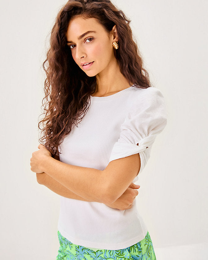 Igby Knit Top - Resort White