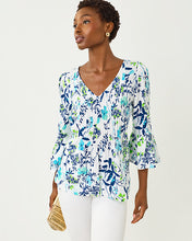 Load image into Gallery viewer, Danika Tunic -  Resort White Sea Blooms
