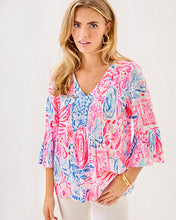 Load image into Gallery viewer, Danika Tunic - Resort White Sun Sea Sand
