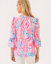 Load image into Gallery viewer, Danika Tunic - Resort White Sun Sea Sand
