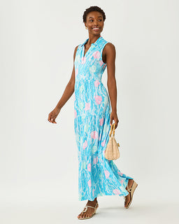 lilly pulitzer dresses for women 60s the / Lilly Yellow Floral Signature Print Shift Dress Maxi dresses Fitted Colorful Shift Dresses for Women
