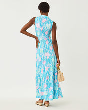 Load image into Gallery viewer, Riegan Maxi Dress - Capri Blue Shelden
