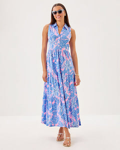 Riegan Maxi Dress - Conch Shell Pink Up Scale