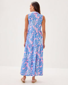 Riegan Maxi Dress - Conch Shell Pink Up Scale
