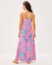 Load image into Gallery viewer, Verica Silk Maxi Dress - Rousseau Pink Oversized Barefoot Beachcombers
