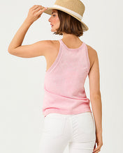 Load image into Gallery viewer, Emra Sweater Tank - Day Dream Blue Lighthouse
