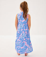 Load image into Gallery viewer, Girls Mini Riegan Maxi Dress - Conch Shell Pink Up Scale
