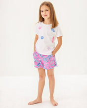 Load image into Gallery viewer, Girls Aviette Short - Rousseau Pink Barefoot Beachcombers
