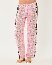Load image into Gallery viewer, 32" Vianna Silk Palazzo Pant - Coco Beach Wildness Engineered Pant
