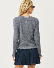 Load image into Gallery viewer, Kelso Bow Cardigan - Low Tide Navy Marl
