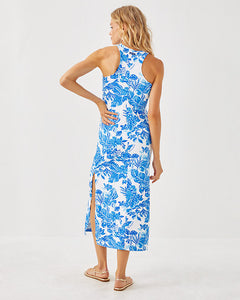 Lilly x Saint James Maxine Maxi Dress - Azure Soleil