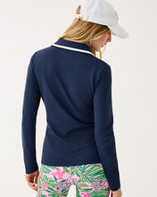 Load image into Gallery viewer, UPF 50+ Luxletic Frida Half Zip Polo - Low Tide Navy

