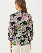 Load image into Gallery viewer, Casia Wrap Tunic - Onyx Pb Anniversary Toile

