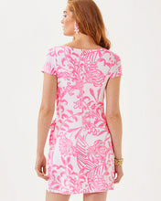 Load image into Gallery viewer, Blaise 3/4 Sleeve Romper - Rousseau Pink Glisten In The Sun
