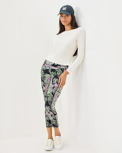UPF 50+ Luxletic 24" Weekender High Rise Midi Legging - Onyx Pb Anniversary Toile
