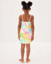 Load image into Gallery viewer, Girls Mini Shelli Dress - Multi Via Sunny Sunflowers
