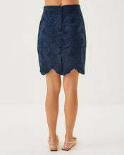 Load image into Gallery viewer, Debra Lace Skirt -  Low Tide Navy Sway With Me Scalloped Lace
