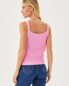 Bristow Sweater Tank - Pink Bliss