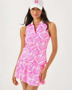 UPF 50+ Luxletic Alister Polo - Pink Bliss Shady Babe