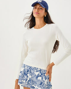 UPF 50+ Heston Long Sleeve Tee - Resort White