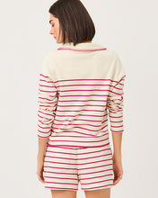 Load image into Gallery viewer, Corvaya Terry Pullover - Berry Bouquet Legacy Stripe
