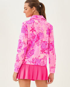 UPF 50+ Eleni Zip-Up - Parigi Pink Supporting Squad