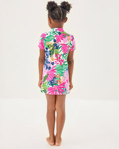 UPF 50+ Girls Mini Love Active Dress - Multi Endless Summers