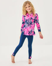Load image into Gallery viewer, Girls Penelope Tunic &amp; Legging Set - Starlight Navy Once And Floral
