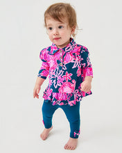 Load image into Gallery viewer, Mags Infant Tunic &amp; Legging Set - Starlight Navy Once And Floral
