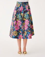 Load image into Gallery viewer, Elyce Midi Skirt - Multi Canopy Blooms Floral Jacquard
