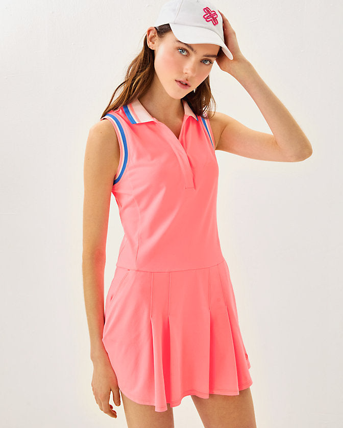 UPF 50+ Luxletic Jessamy Sleeveless Dress - Sorbet Pink