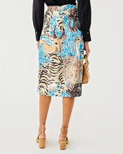Load image into Gallery viewer, Dustin Midi Skirt - Breezy Aqua Oversized Lillys Zoo
