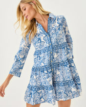 Load image into Gallery viewer, Angie Shirtdress - Coconut Unforgettable Engineered Woven Dress
