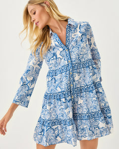 Angie Shirtdress - Coconut Unforgettable Engineered Woven Dress