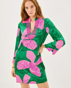 Irella Caftan Dress - Kitts Green Oversized Sunset Shadows