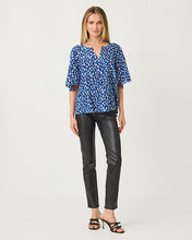 Load image into Gallery viewer, Wilmer Short Sleeve Top - Starlight Navy Youre An Animal
