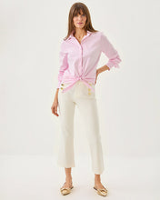 Load image into Gallery viewer, 27&quot; Parrish High Rise Crop Flare Jean - Coconut
