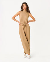 Load image into Gallery viewer, UPF 50+ Amore Jumpsuit - Heathered Iced Latte
