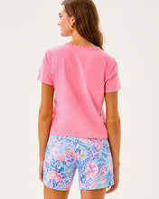 Load image into Gallery viewer, Clairmont Crochet Trimmed Knit Top - Rousseau Pink
