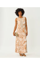 Load image into Gallery viewer, Edita Maxi Shift Dress - Iced Latte Oversized Jims Stuff
