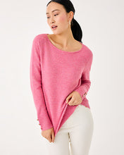 Load image into Gallery viewer, Lola Sequin Sweater - Confetti Pink Metallic
