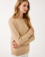 Load image into Gallery viewer, Lola Sequin Sweater - Gold Metallic
