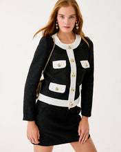 Load image into Gallery viewer, Clydie Boucle Jacket - Noir Chic Chick Boucle
