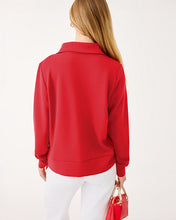 Load image into Gallery viewer, UPF 50+ Eleni Pullover - Cranberry Red

